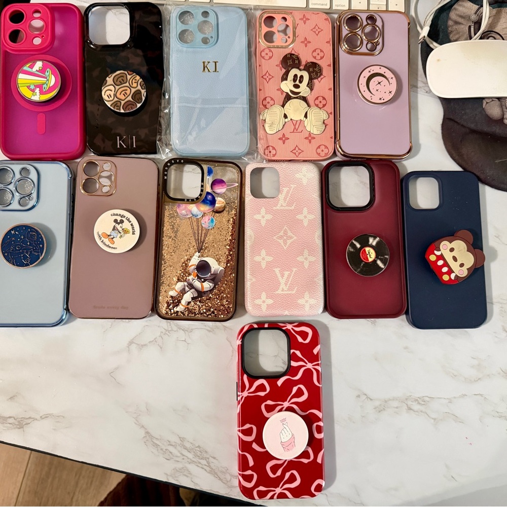 iPhone 12 and 15 Pro Assorted Phone Cases Set